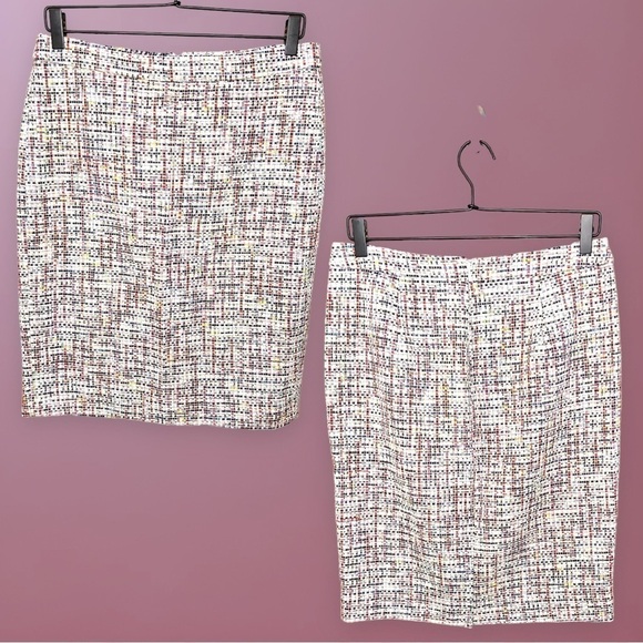 J. Crew Tweed Skirt w/ Cream Liner, Sz 6- NWT - Picture 1 of 5